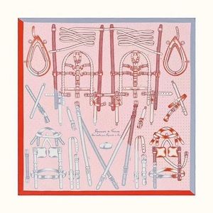 Hermès Harness Silk Scarf 90